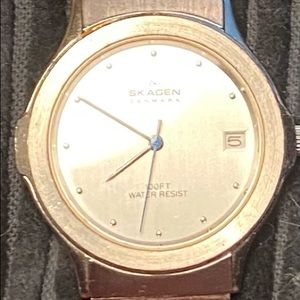Vintage Skagen Men’s Stainless Steel Watch 27LSS